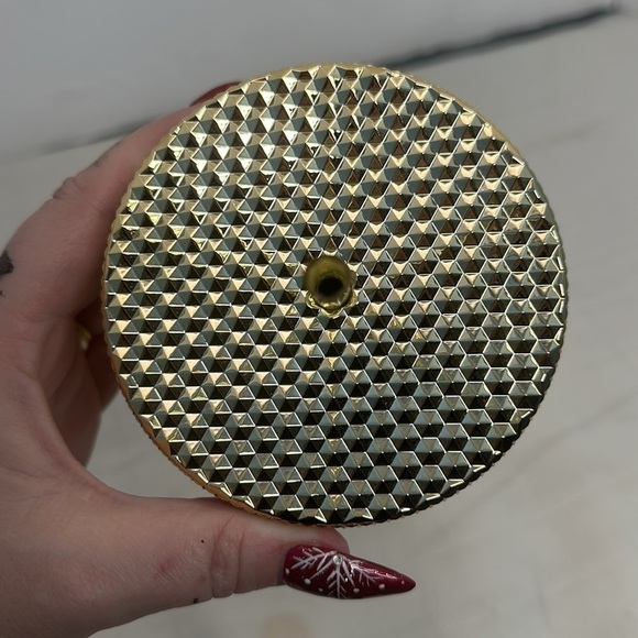 Starbucks Christmas Holiday 2022 Gold Bling Studded Venti 24 oz Cold Cup Tumbler - Picture 8 of 9